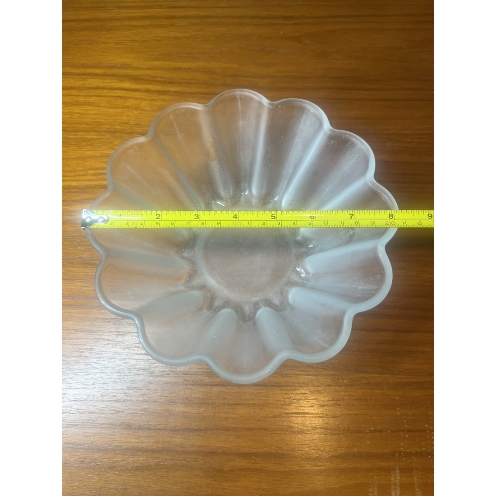 Vintage PYREX Borosilicate Brioche Baking orJello Mold Glass Bowl France 9" 824 - Picture 3 of 5